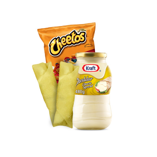 Cheetos With Kraft Cheese Roll