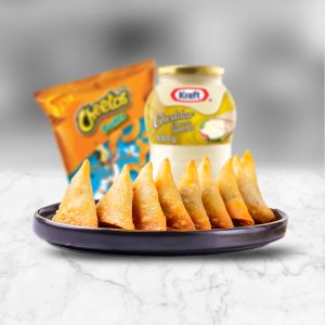 Samosa Cheetos + Kraft Cheese
